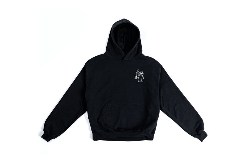 DOCTwORki BLACK HOODIE